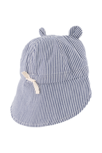 Charger l&#39;image dans la galerie, Chapeau bébé Petit Loup Bleu - 6/12 mois
