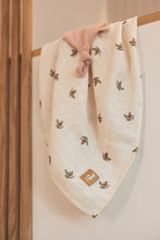 Charger l&#39;image dans la galerie, Lot de 3 langes en gaze de coton - Rosehip
