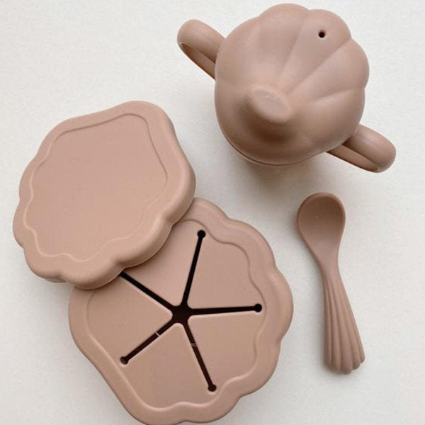 Set repas en silicone Bark