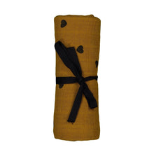 Charger l&#39;image dans la galerie, Lange / Foulard Bianca Coeur Cumin

