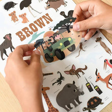Charger l&#39;image dans la galerie, Affichette Stickers Savane
