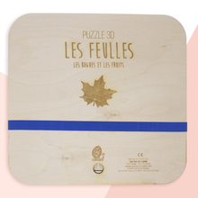 Charger l&#39;image dans la galerie, Puzzle Encastrable - Feuilles, Bogues et Fruits
